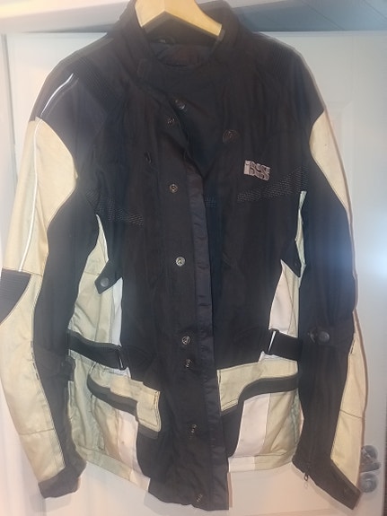 IXS ajotakki ja -housut musta/beige
