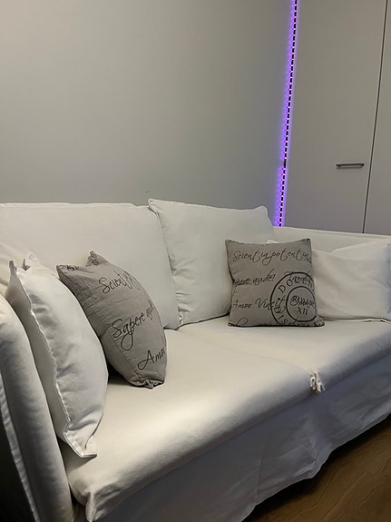 IKEA BACKSÄLEN valkoinen sohva