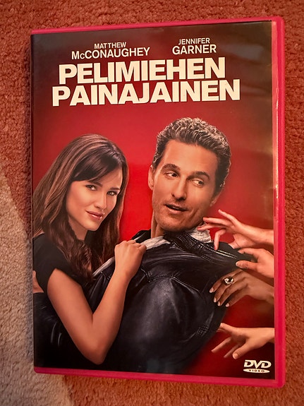 Pelimiehen painajainen DVD-elokuva
