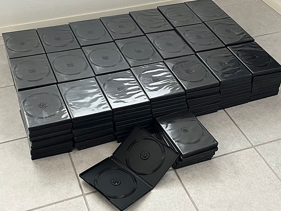 DVD koteloita 180kpl