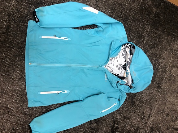 Haltin softshell-takki koko 34 turkoosi