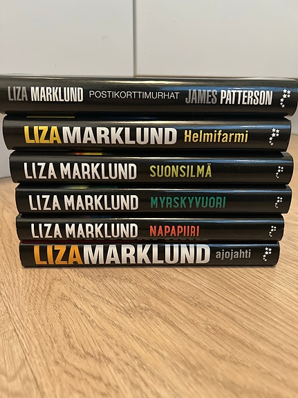 Liza Marklund dekkaripaketti, 6 kirjaa