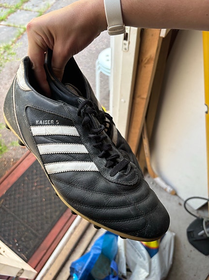 Adidas Copa mundial Kaiser 5 jalkapallokengät musta