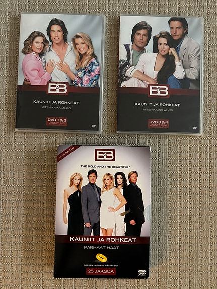 Kauniit ja rohkeat TV-sarjaa DVD:t