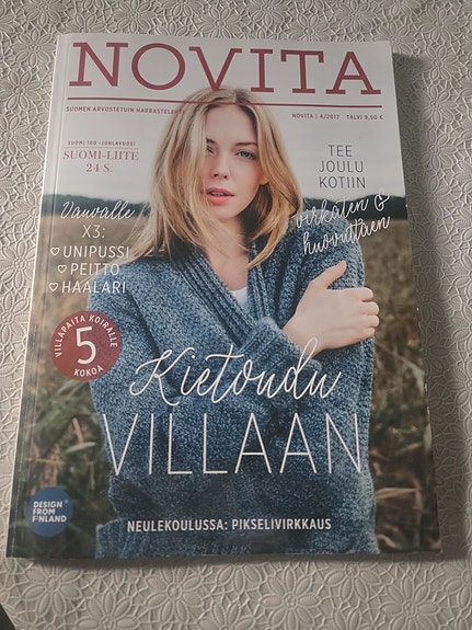 Novita Kietoudun villaan -neulelehti