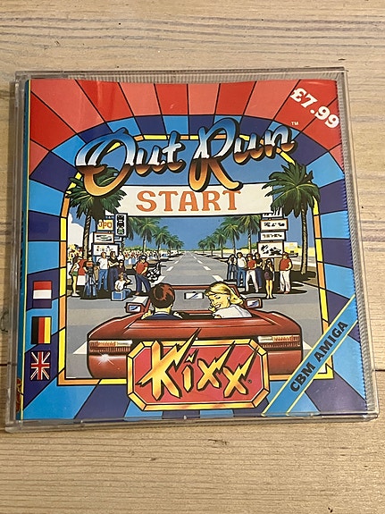 Out Run Commodore Amiga peli (Kixx)