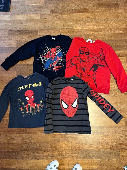 Spiderman vaatepaketti, 128