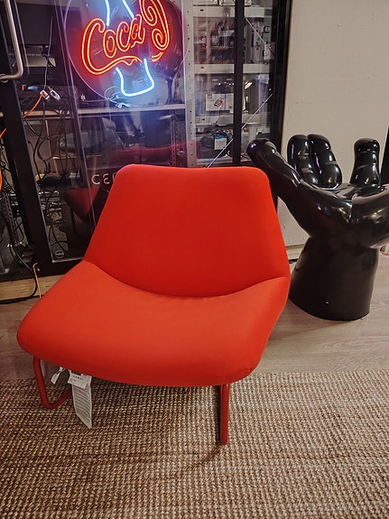 Ikea sotenäs nojatuoli lepotuoli punainen