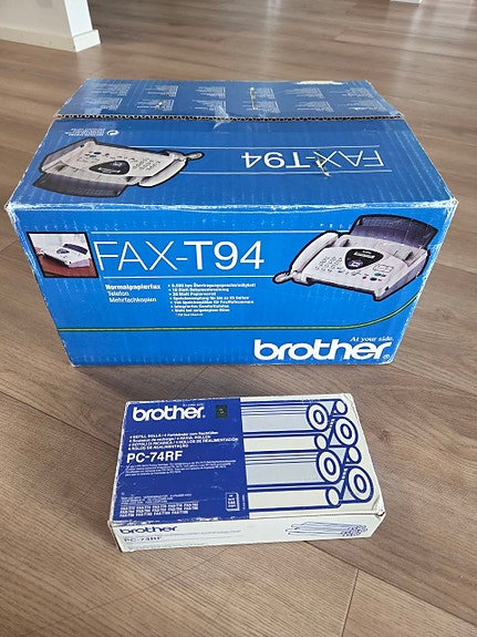 Brother FAX-T94 faksi + PC-74RF värinauhakasetti