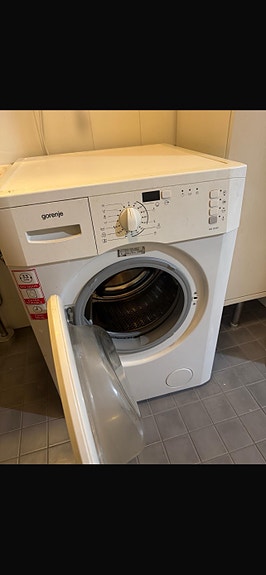 Gorenje edestä täytettävä pesukone valkoinen