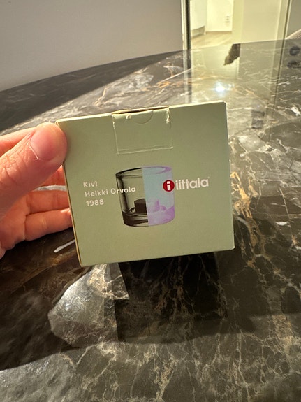 Iittala Kivi tuikkukippo 60 mm kirkas