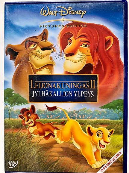 Leijonakuningas 2 Jylhäkallion ylpeys DVD