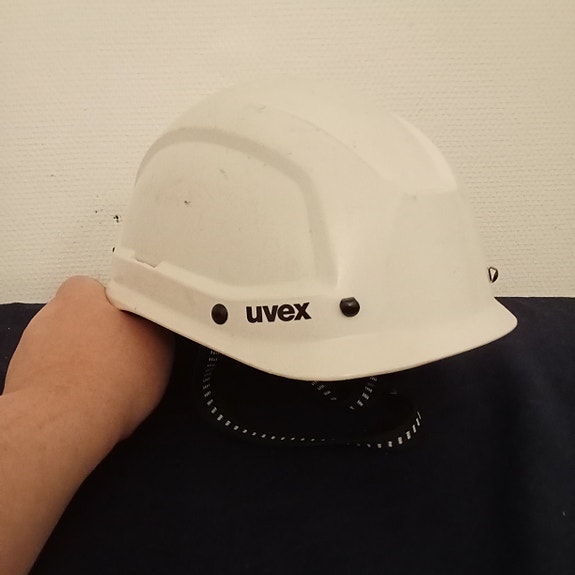 Uvex valkoinen turvakypärä