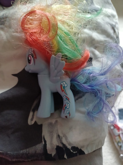 My Little Pony G4 Rainbow Dash Brushablr Hair # BO388 leluponi