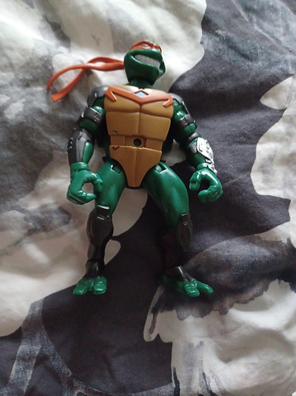 Ninja Turtles Michelangelo 2008 toimintafiguuri kilpikonnahahmo