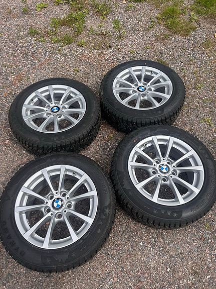 BMW Vanteet ja hyvät nastarenkaat +anturit F30