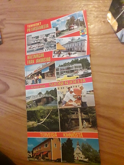 Postikortti / Terveiset Kihniö,Pietarsaari,Suonenjoki