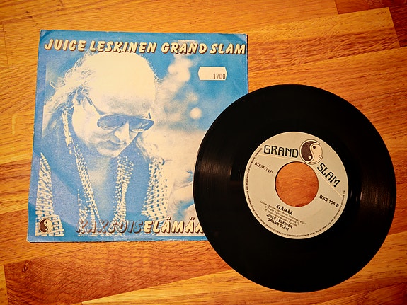 Juice Leskinen Grand Slam – Kaksoiselämää / Elämää 7" vinyylisingle