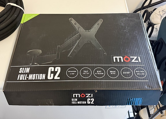 UUSI Mozi Slim Full-motion C2 23-55" television seinäteline korkeudensäädöllä