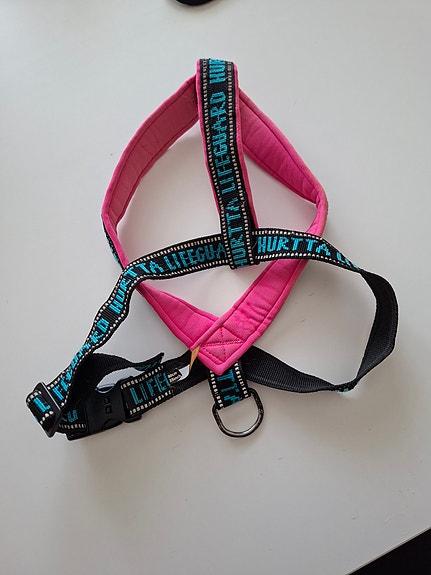 Hurtta Lifeguard valjaat 90 cm pinkki