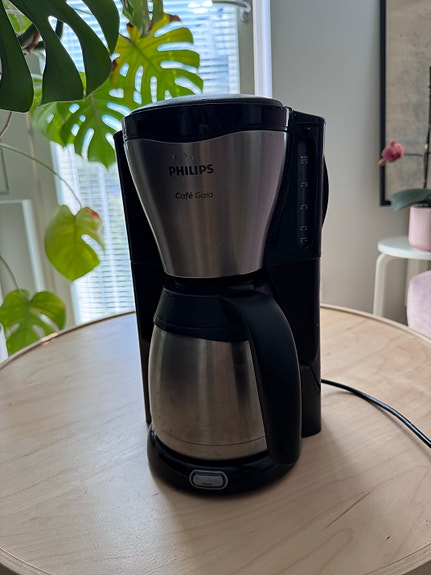 Philips Cafe Gaia kahvinkeitin teräskannulla