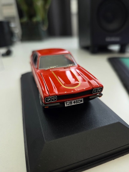 Corgi Ford Capri MK1 RS3100 pienoismalli Sebring Red