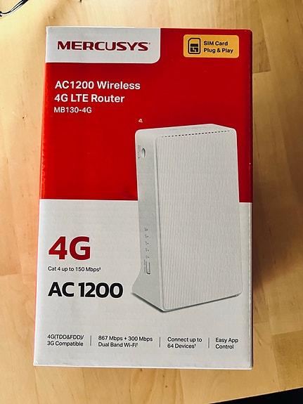 Mercusys MB310-4G AC1200 4G LTE -reititin