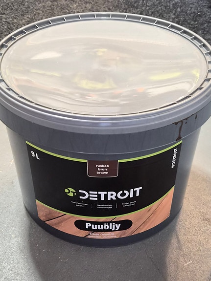 Detroit puuöljy 9 litraa ruskea