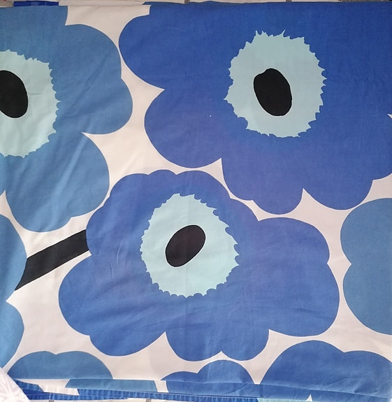 260cmx260cm Marimekko Sininen Unikko