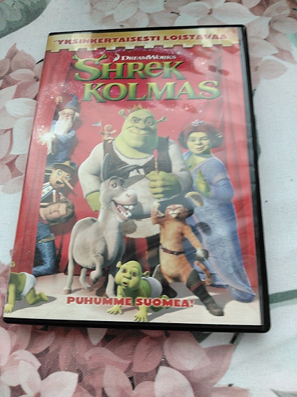 Shrek kolmas DVD-elokuva suomeksi