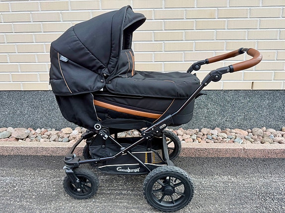 Emmaljunga Duo S - Outdoor yhdistelmävaunut musta