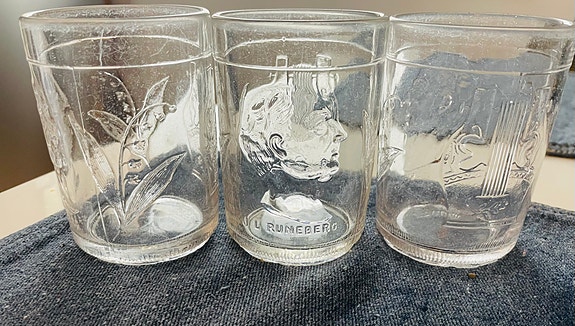 Iittala Suurmieslasi J. L. Runeberg, 3 kpl (v. 1904)