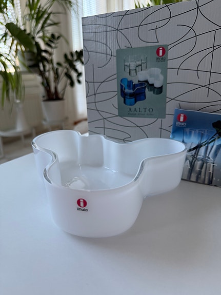 Aalto malja 195mm valkoinen