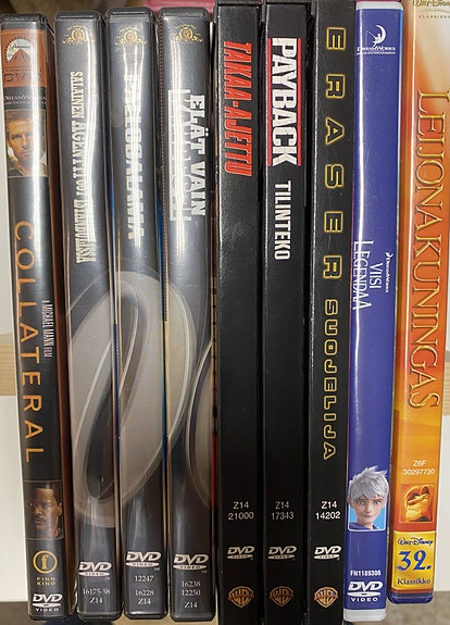 DVD elokuvia 7