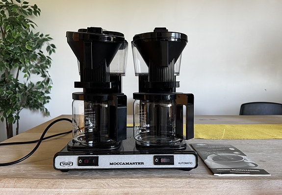 Moccamaster kahvinkeitin tuplamalli musta