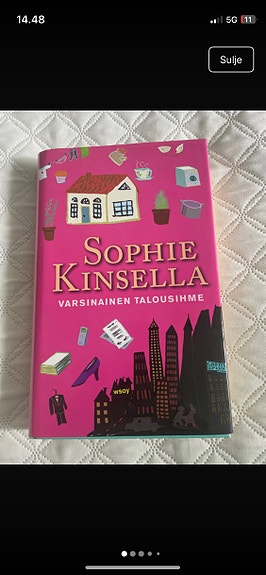 Sophie Kinsella Varsinainen talousihme kovakantinen kirja