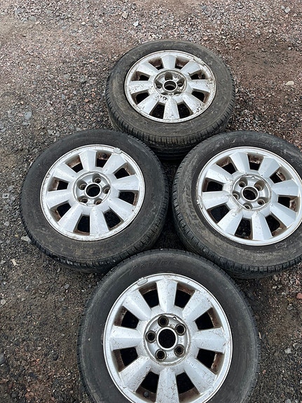 5X100 KR 57,1 ET43 14X6J alumiinivanteet kesärenkailla
