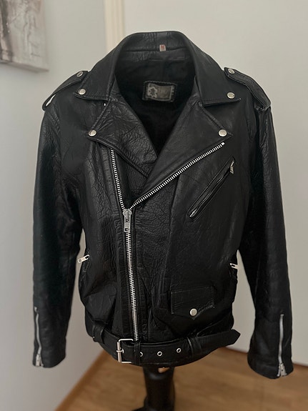 Nahkatakki/ Biker Takki/ Rotsi Vintage Retro