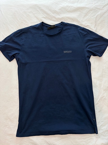 Vanguish Fitness Essential Navy Slim fit t-paita