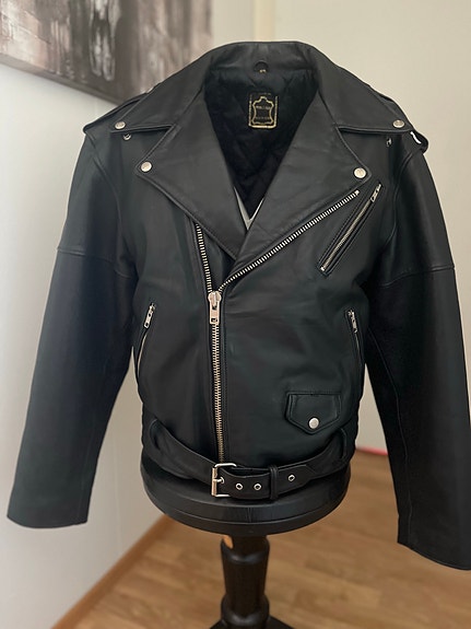 Nahkatakki / Biker Takki/ Vintage Retro Rotsi