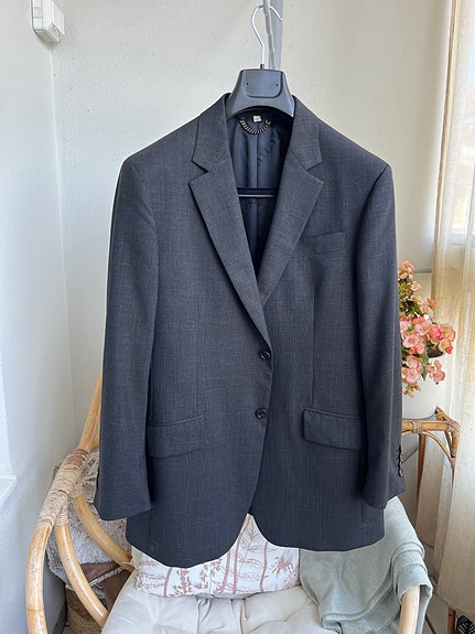 Burberry miesten irtotakki koko 52 harmaa