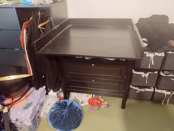 Ikea Sundvik hoitopöytä (musta)