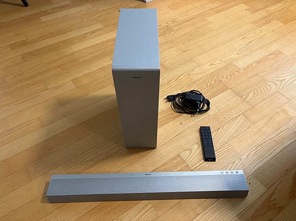 Philips soundbar ja subwoofer