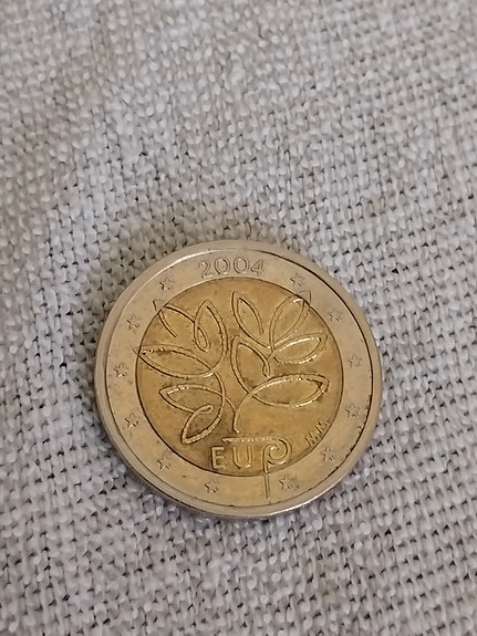 Risuraha 2004 2€ juhlaraha