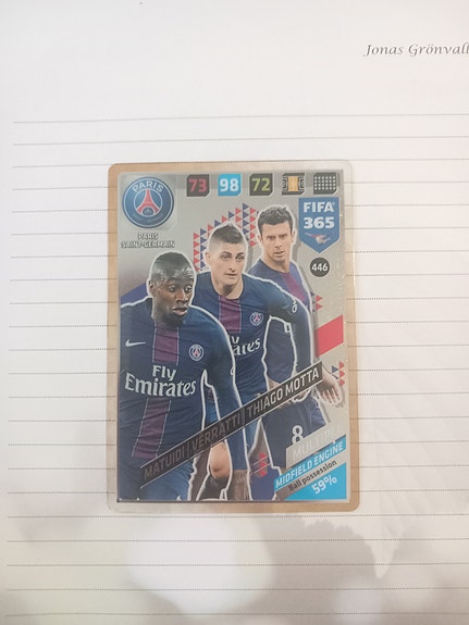 Panini FIFA 365 PSG Di Maria Cavani Lucas