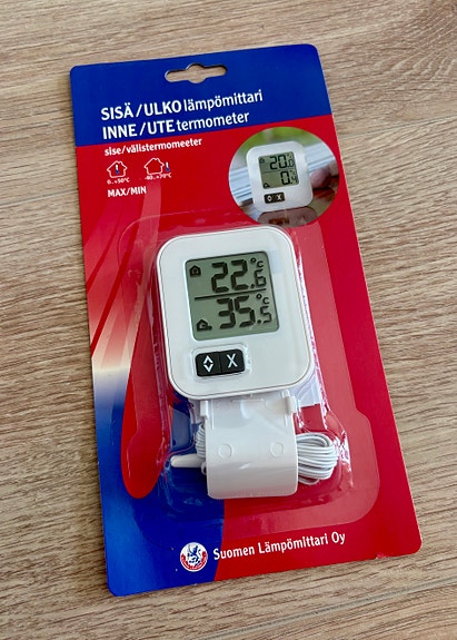 Digitaalinen sisä/ulkolämpömittari