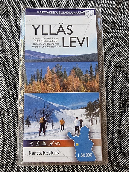 Levi Ylläs ulkoilu- ja matkailuksartta