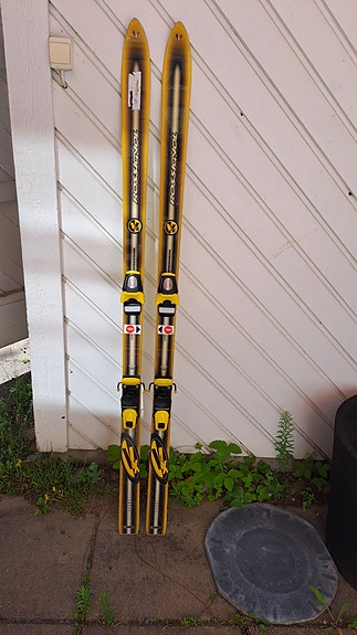 Rossignol vx laskettelusukset siteillä keltainen