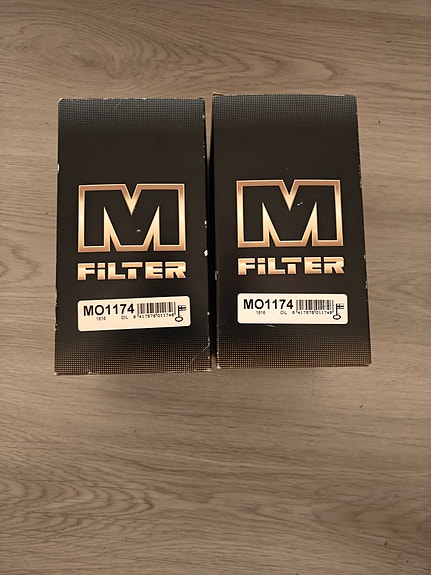 Mercedes-Benz öljynsuodatin M-Filter MO1174 (2 kpl)