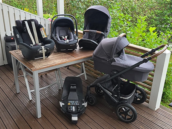 Britax Smile III -yhdistelmävaunut ja Maxi-Cosin FamilyFix 360 -autosetti